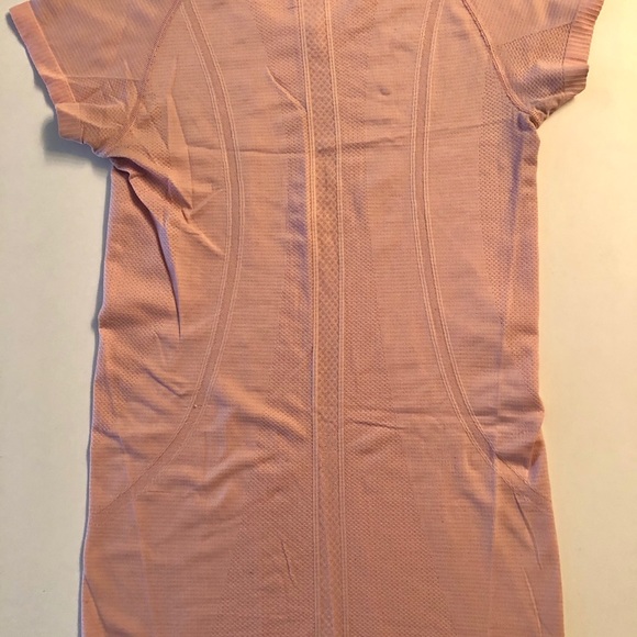 Pink Lululemon T shirt- Swiftly Tech Short Sleeve - Picture 3 of 4